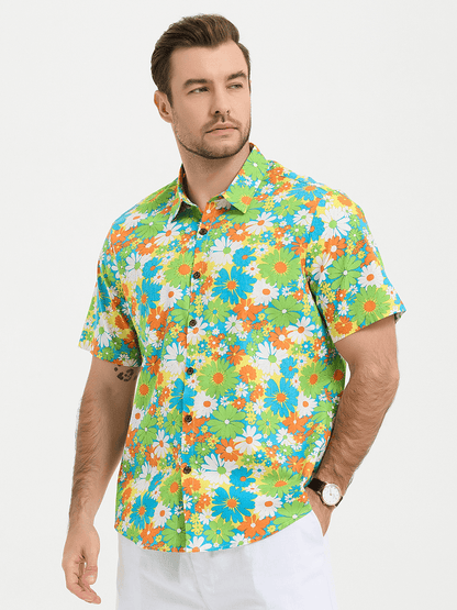 Tropical Hawaiian Short Sleeve Shirt