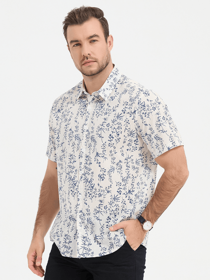 Short Sleeve Printed Casual Shirt