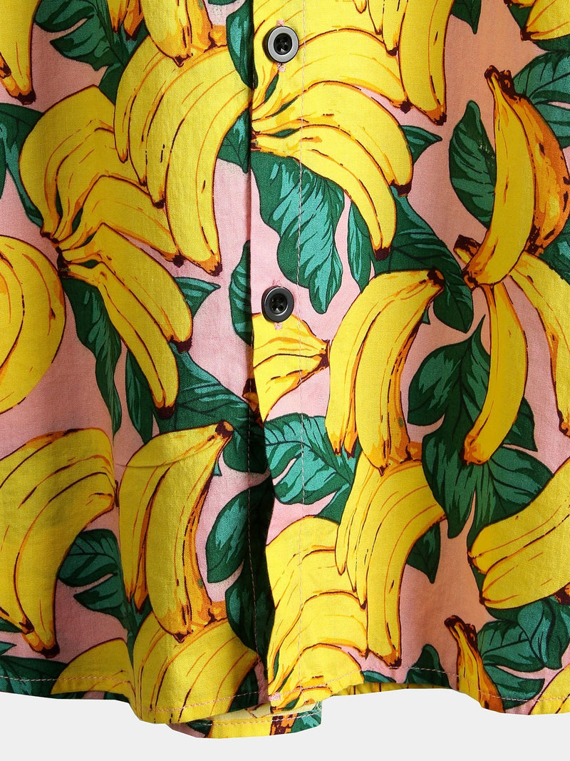 Banana Cotton Tropical Hawaiian Shirt