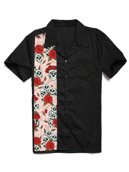 Retro Casual Pocket Short Sleeve Shirt