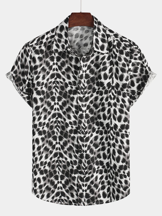 Animal Print Button Up Shirt