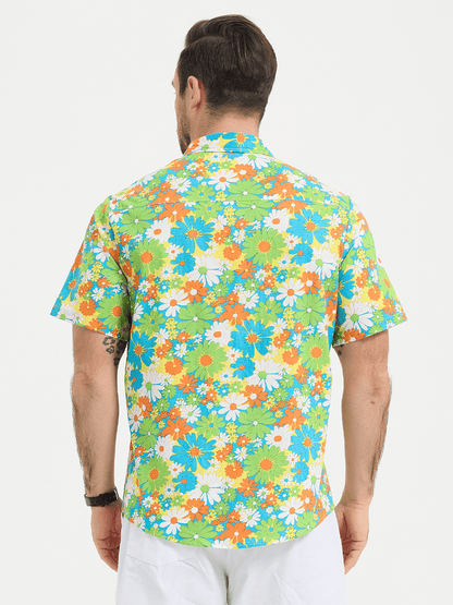 Tropical Hawaiian Short Sleeve Shirt