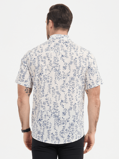 Short Sleeve Printed Casual Shirt