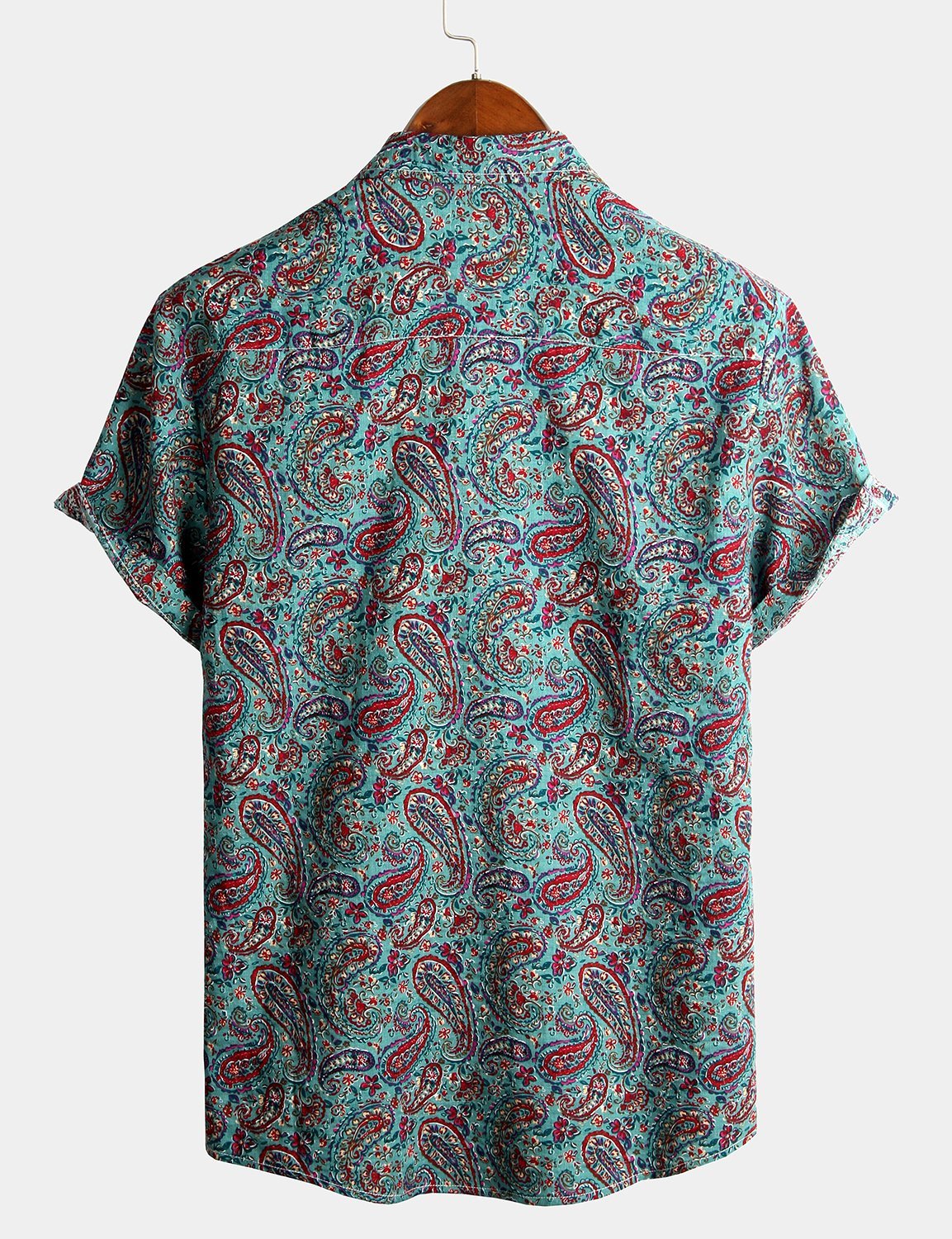 Paisley Vintage Cotton Retro 70s Shirt