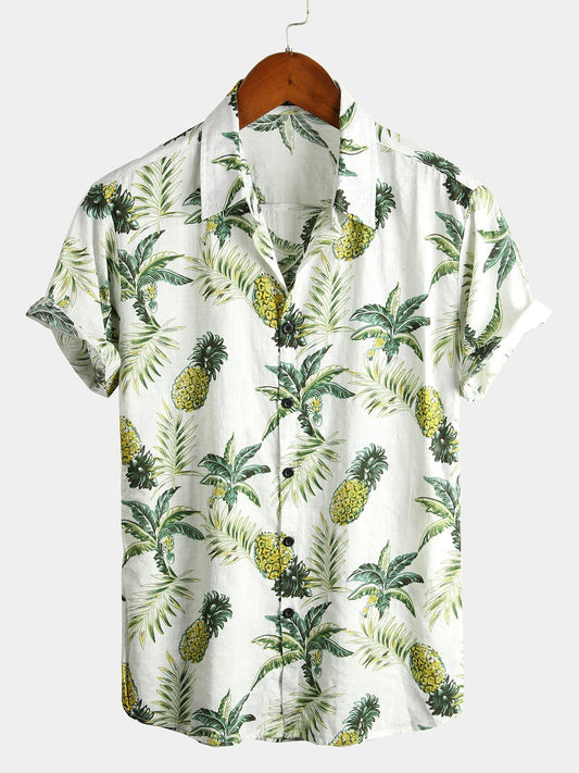 Floral Pineapple Printed Shirt