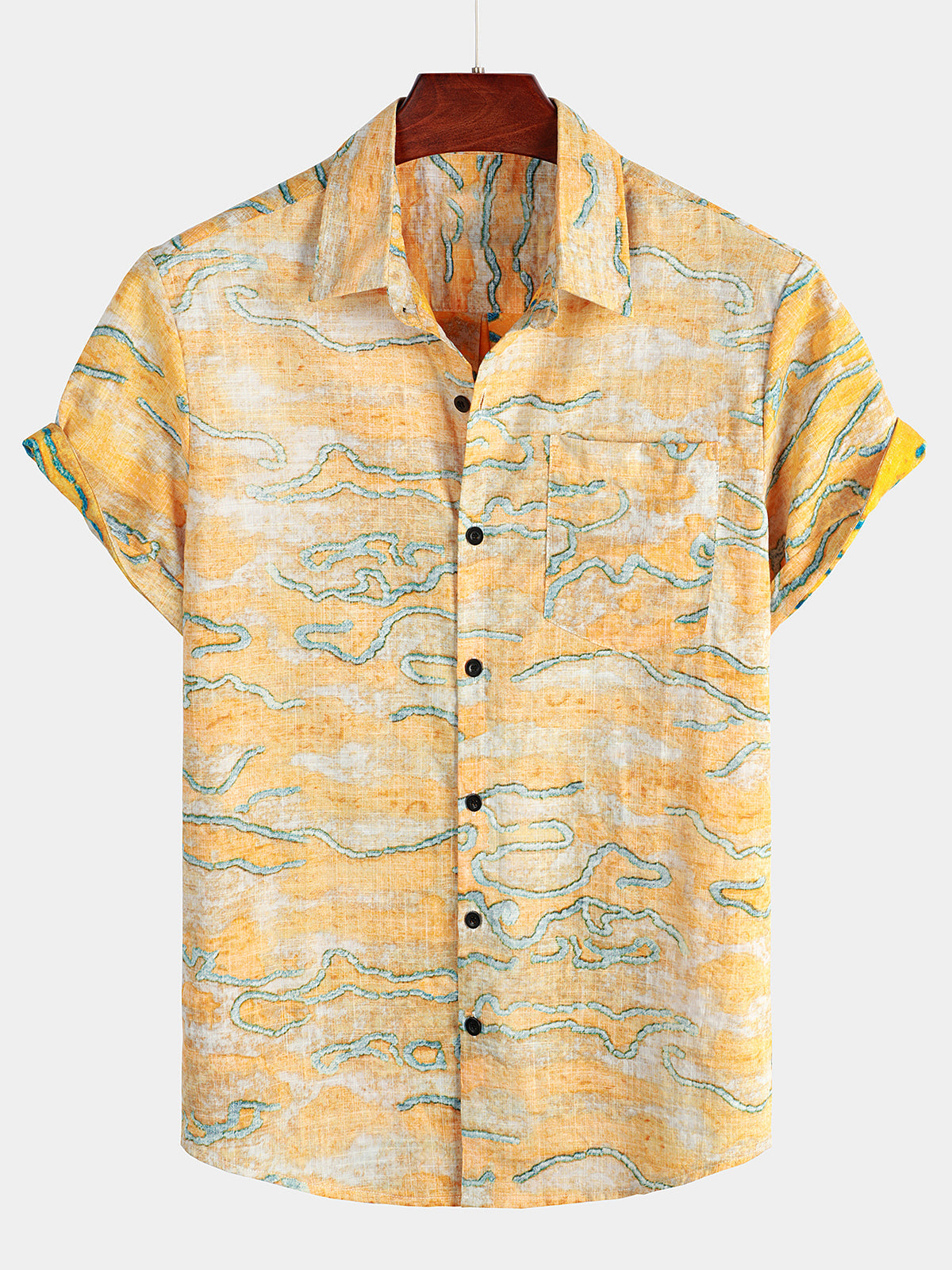 Casual Holiday Pocket Printed Shirt