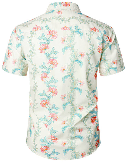 Floral Print Short Sleeve Shirt