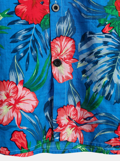 Tropical Floral Hawaiian Shirt