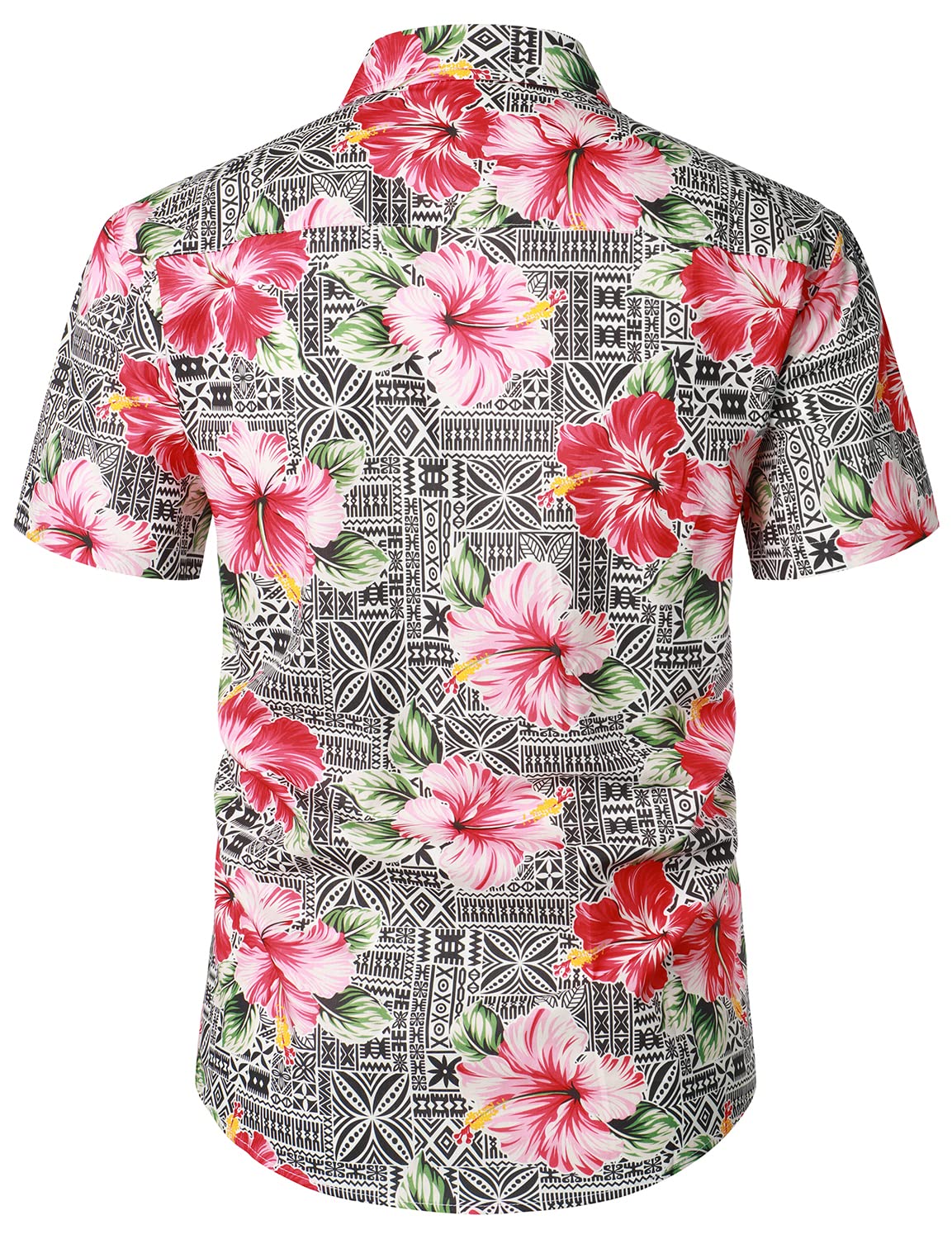 Floral Hibiscus Print Hawaiian Shirt