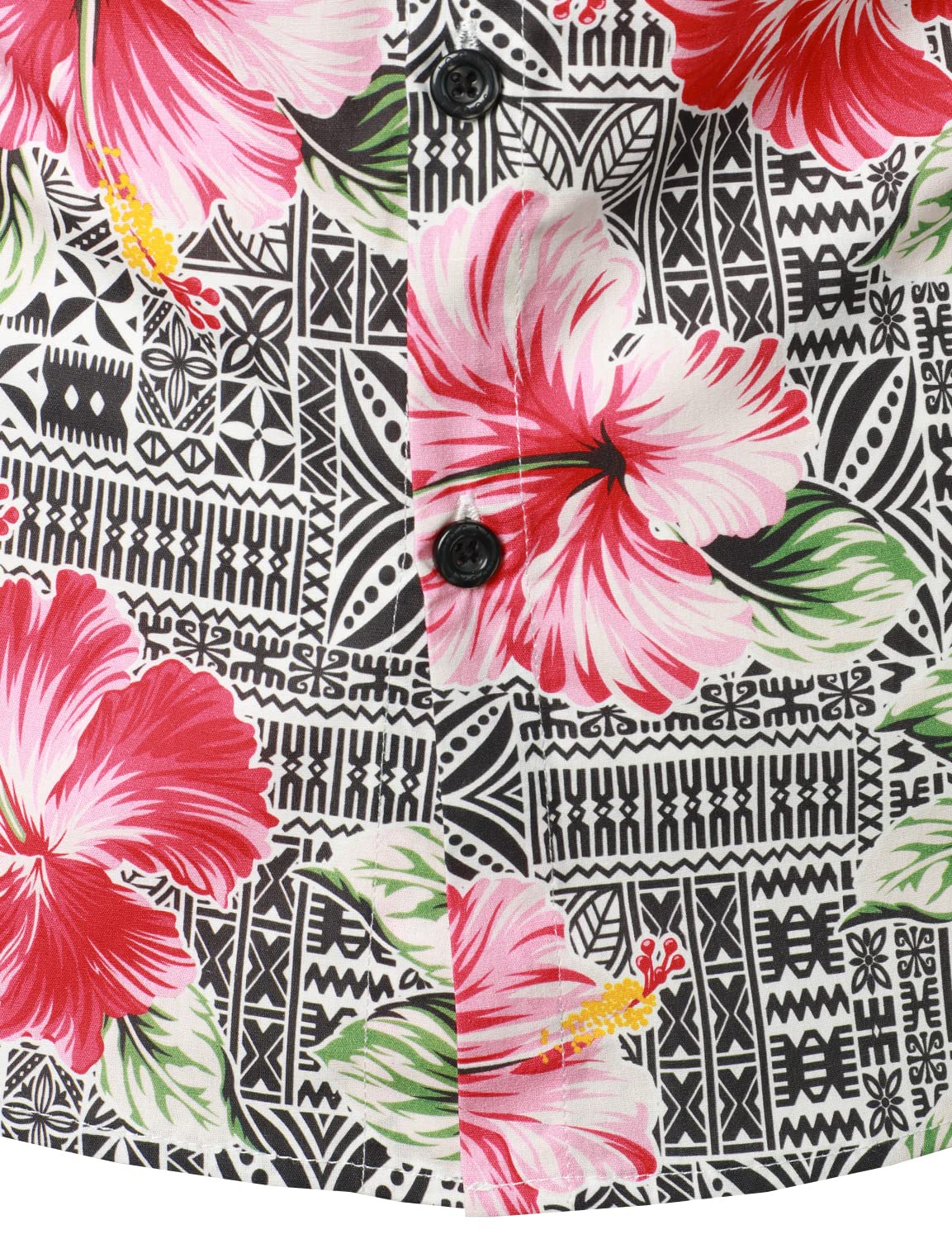 Floral Hibiscus Print Hawaiian Shirt