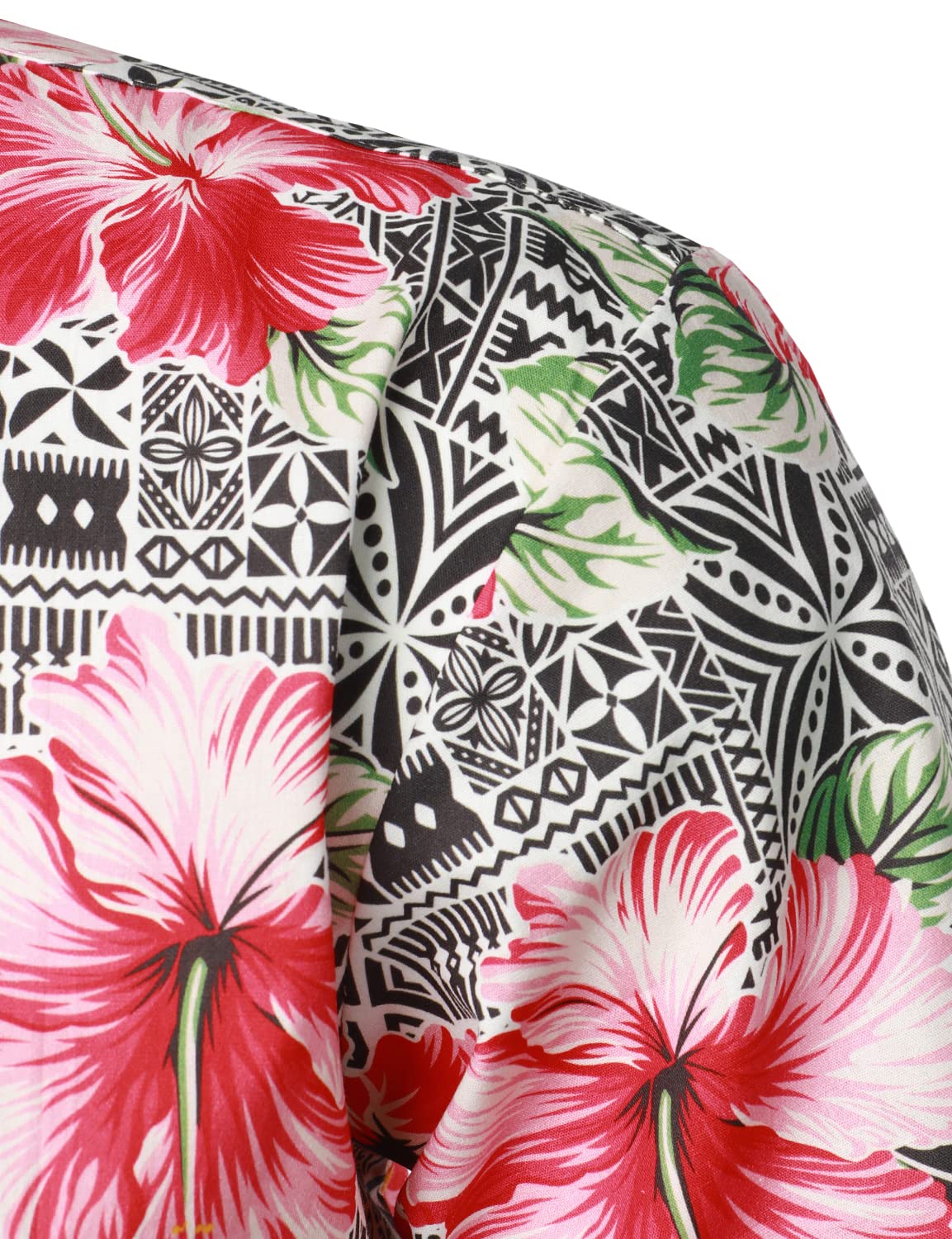 Floral Hibiscus Print Hawaiian Shirt