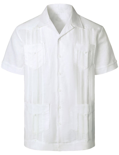 Casual Cuban Patterned Shirt