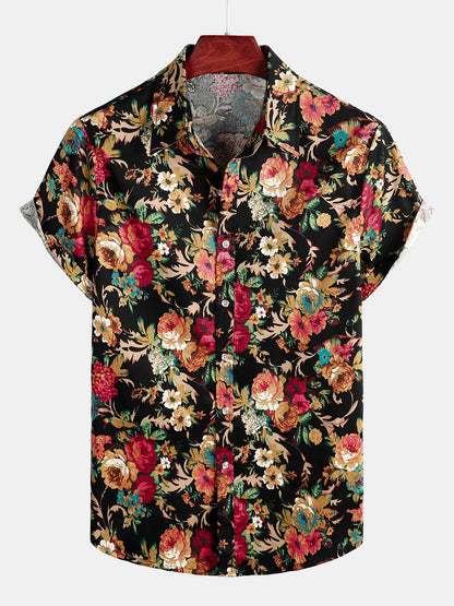 Tropical Floral Style Shirt