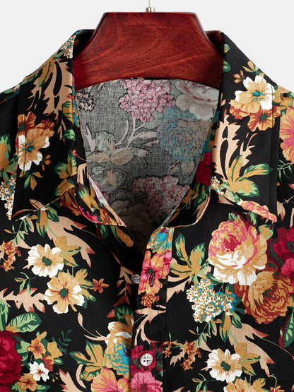 Tropical Floral Style Shirt