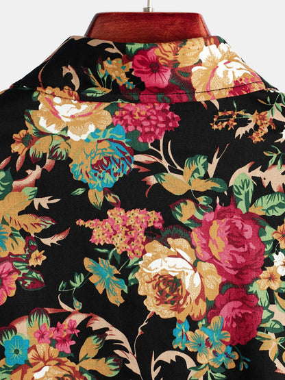 Tropical Floral Style Shirt