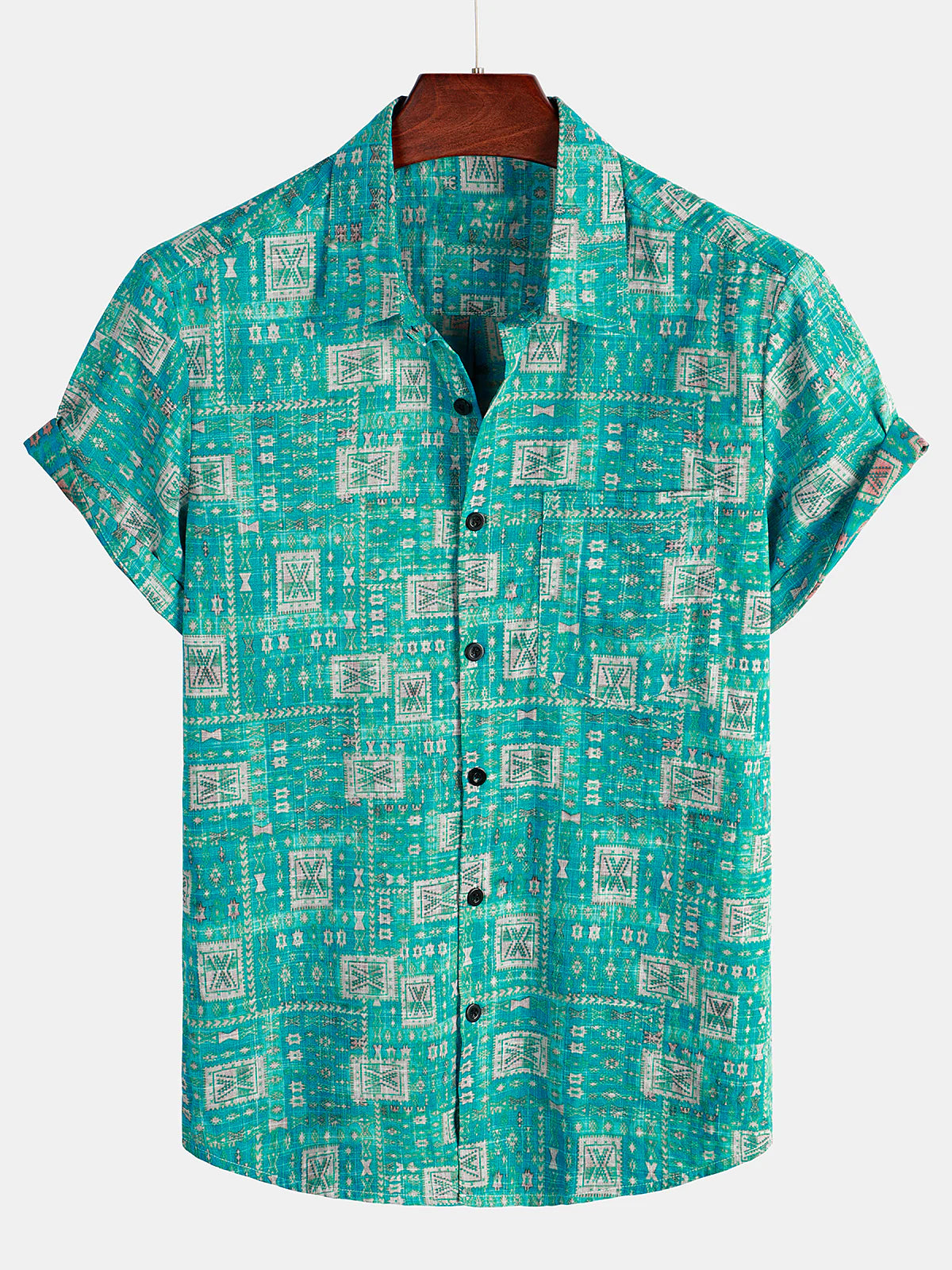 Casual Holiday Pocket Vintage Shirt