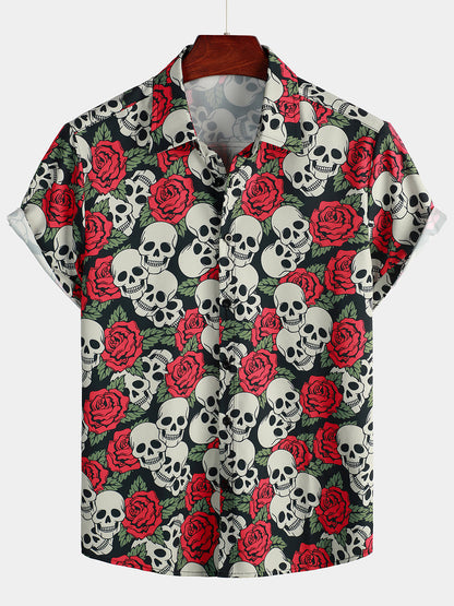 Funny Print Short Sleeve Shirt