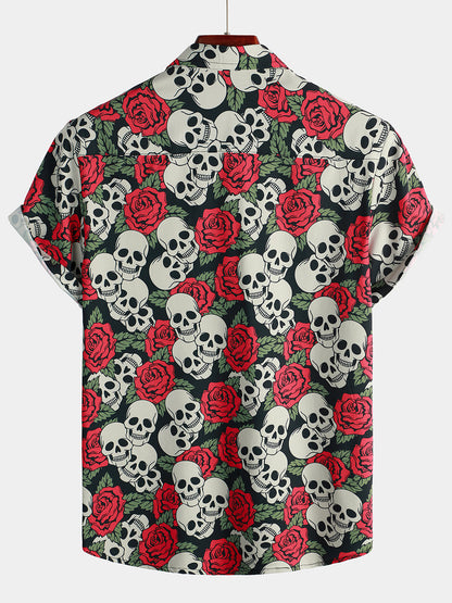 Funny Print Short Sleeve Shirt