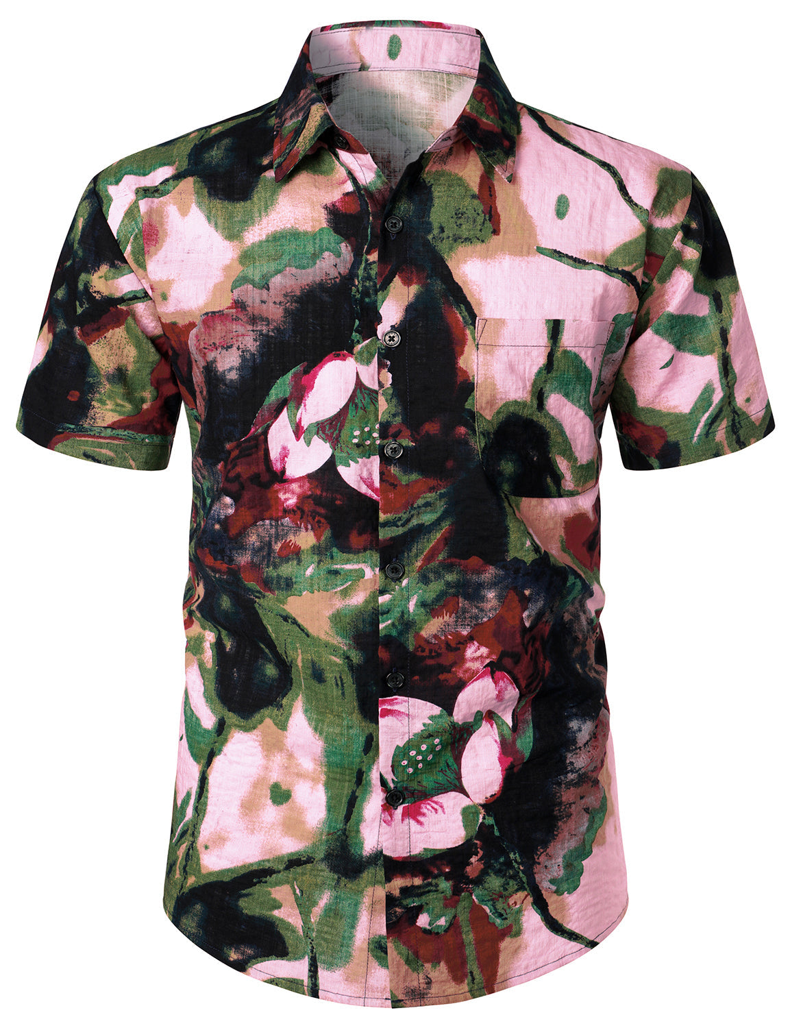 Art Abstract Floral Casual Shirt