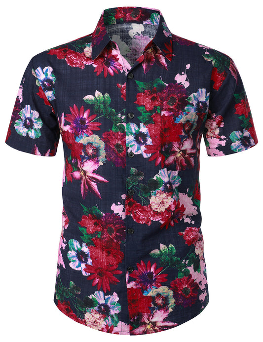 Floral Print Retro Vibes Shirt