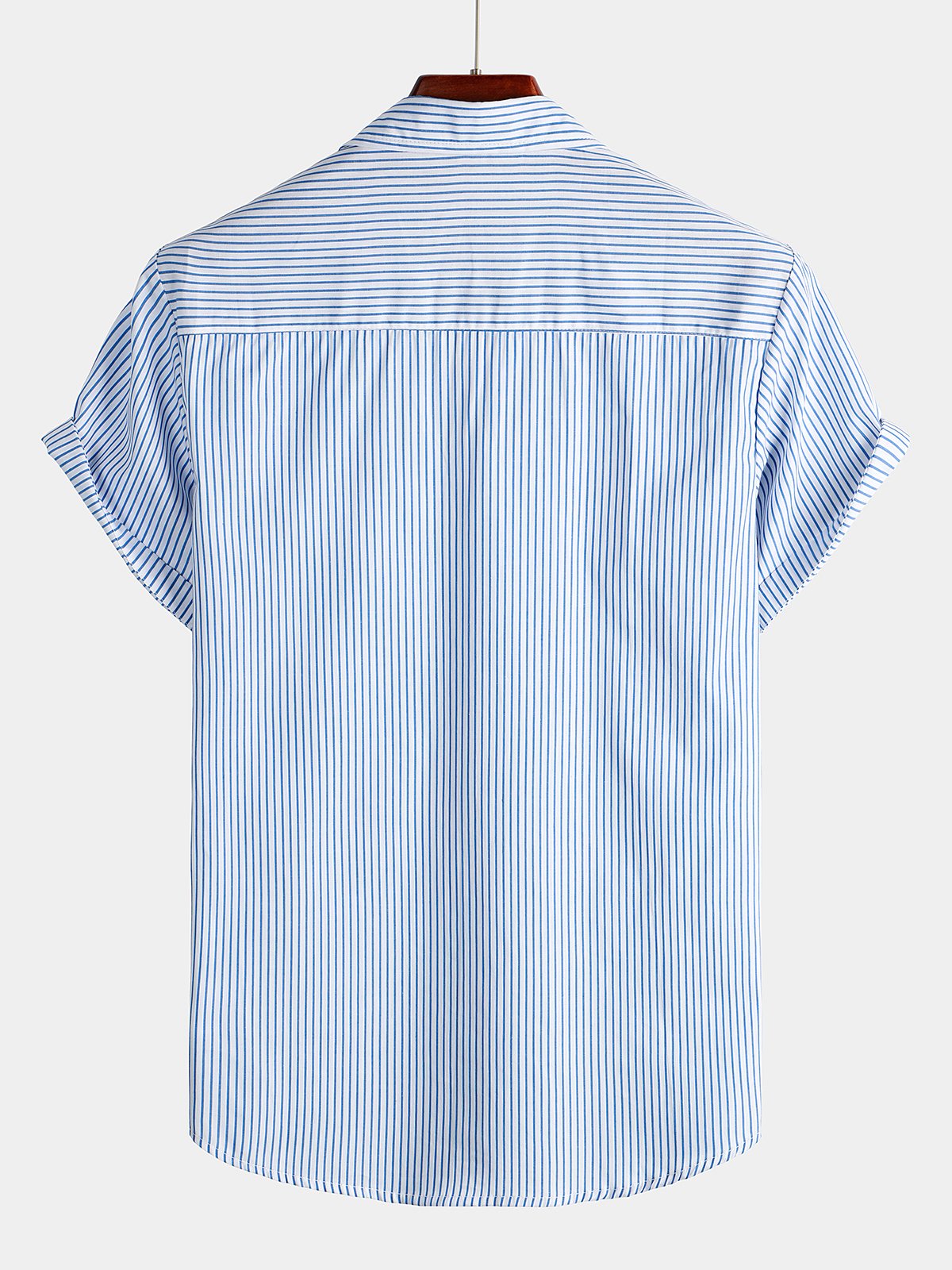 Casual Pocket Short Sleeves Button Down Shirt