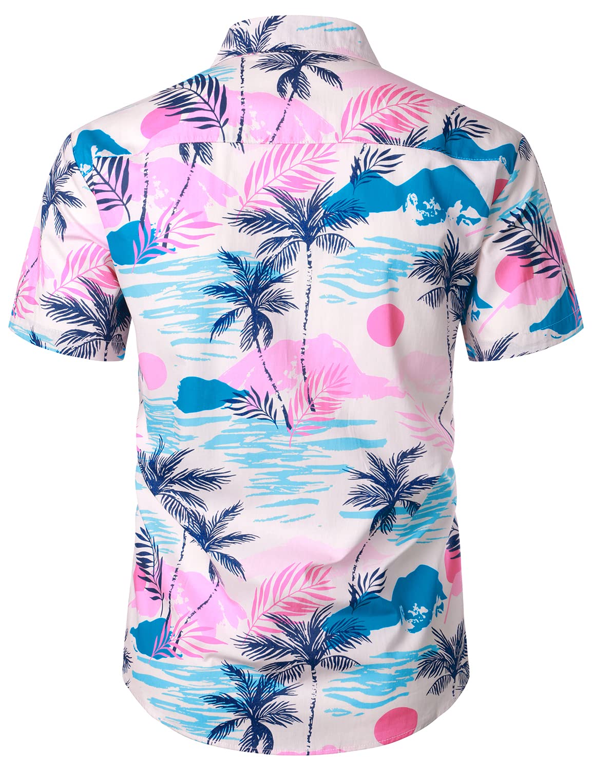 Casual Tropical Island Print Hawaiian Shirt