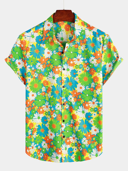 Tropical Hawaiian Short Sleeve Shirt