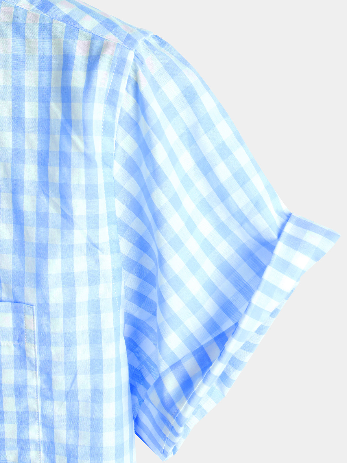 Casual Solid Color Plaid Shirt