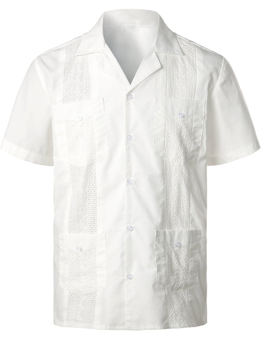 Cuban Collar Tropical Hawaiian Shirt